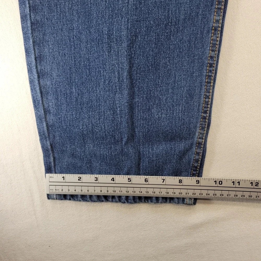 Levi's 550 Jeans Mens 42x30 Blue Relaxed Tapered Leg Medium Wash Denim